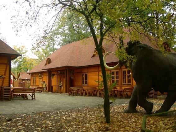 Park Dinozaurów Nowiny Wielkie i muzeum skamieniałości