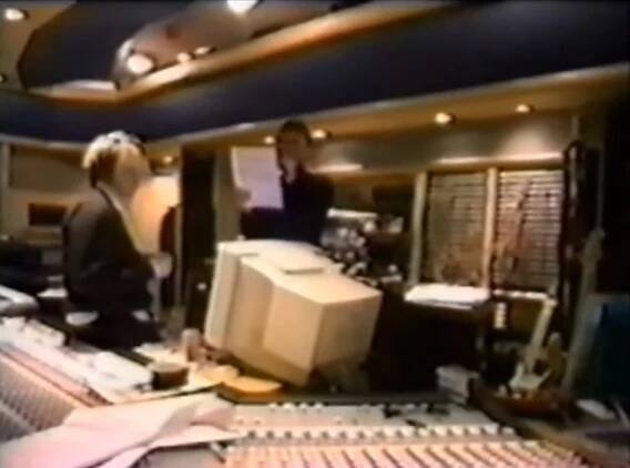 Nick Rhodes and Stephen Duffy as The Devils brainstorming