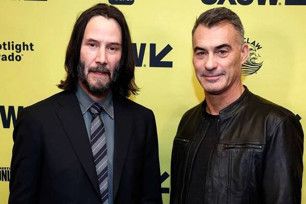 Keanu Reeves and Chad Stahelski attend a Special Screening of "John Wick: Chapter 4" at the 2023 SXSW Conference and Festivals at The Paramount Theater on March 13, 2023 in Austin, Texas.