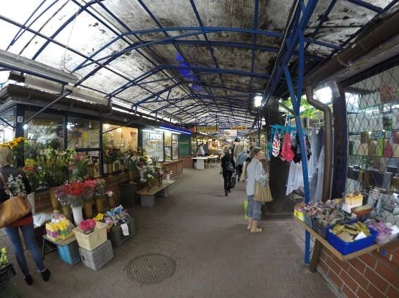 A popular market, quite common in Poland