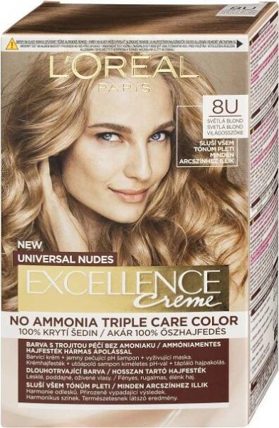 L'Oréal Paris Excellence Nudes 8U Světlá blond