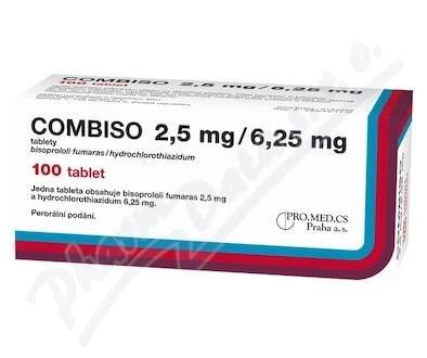 Combiso 5mg/6.25mg tbl.nob.100