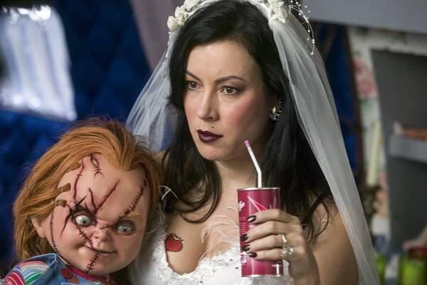 Chucky and Jennifer Tilly in "Seed of Chucky" directed by Don Mancini, 2003.