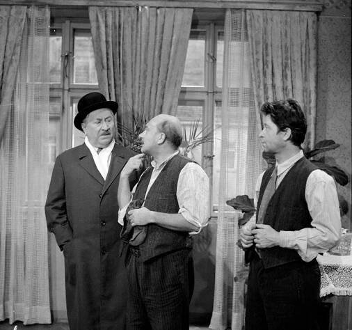 Hříšní lidé města pražského - Lodní uzel - Z filmu - Jaroslav Marvan, Jaroslav Heyduk, Václav Kotva