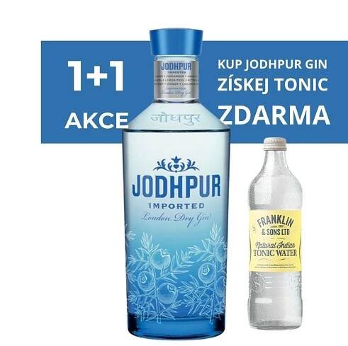 Jodhpur Gin + 0,5l F&S Tonic ZDARMA