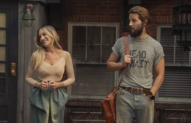 Sarah Jessica Parker and Logan-Marshall Green in 'And Just Like That' Season 3