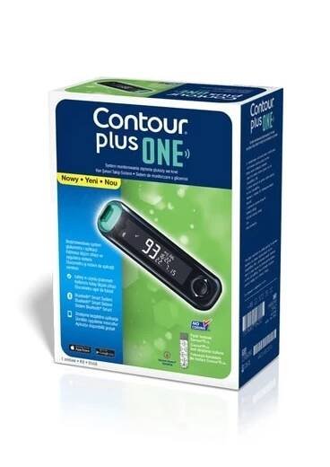 Contour plus ONE glukometr sada