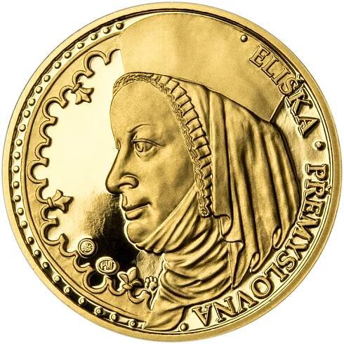 Eliska Premyslovna, 725. vyroci narozeni - zlato