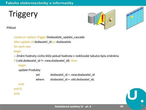 PPT - Databázové systémy II PowerPoint Presentation, free download - ID:6041471