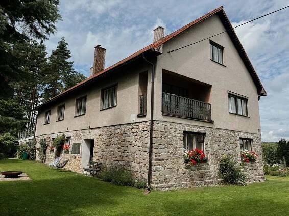 Pohled na dům - apartmán ubytování Řídelov - foto 2