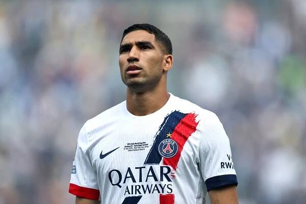 Achraf Hakimi of Paris Saint-Germain.