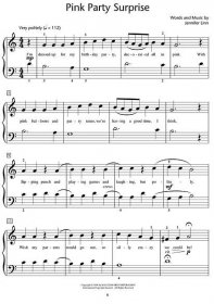 JUST PINK by Jennifer Linn / 9 velmi jednoduchých skladeb pro klavír eNoty.eu