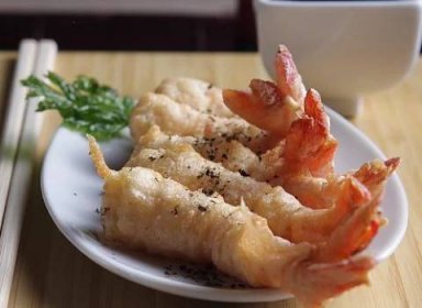 Krevetová tempura s pivem