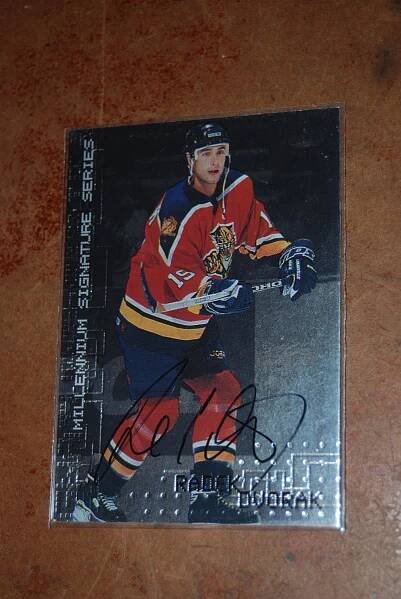 Radek Dvořák Florida Panthers Signature Autograph