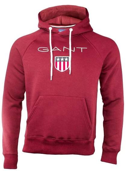 Pánská bordo mikina Gant
