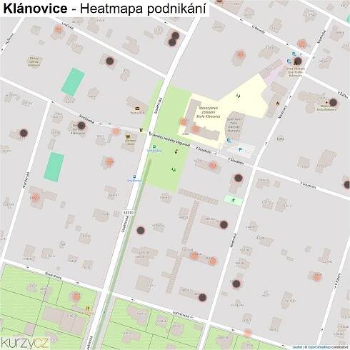 Klánovice - mapy | Kurzy.cz