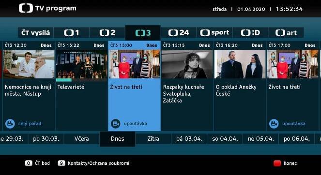 HbbTV stanice ČT3 | foto: Česká televize