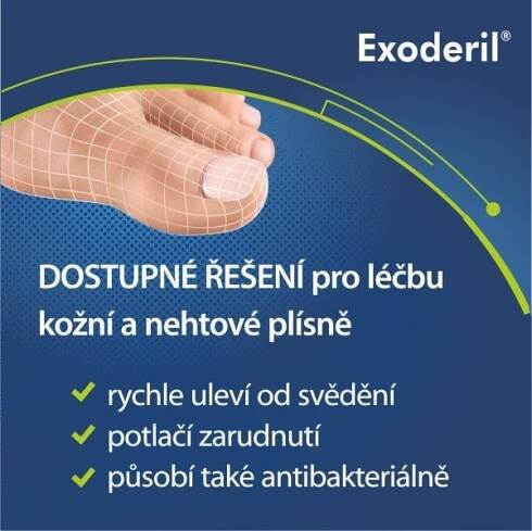 EXODERIL 10MG/ML Kožní roztok 1X10ML
