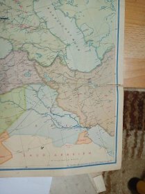mapa Východ a Blízký východ - Antikvariát