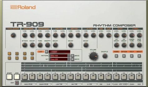 VST Instruments: Roland TR-909 Key (Digitální produkt)