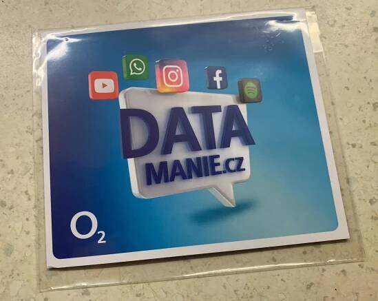 SIM karta 02 100GB 5G DATAmanie 722046xxx - nová - Mobily a chytrá elektronika