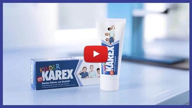 Inhaltsstoffe der KINDER KAREX Zahnpasta mit BioHAP