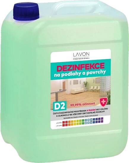 LAVON dezinfekce na podlahy a povrchy D2 5 l
