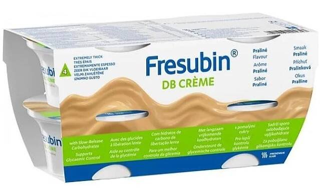 FRESUBIN DB creme příchuť pralinková 4 x 200 g