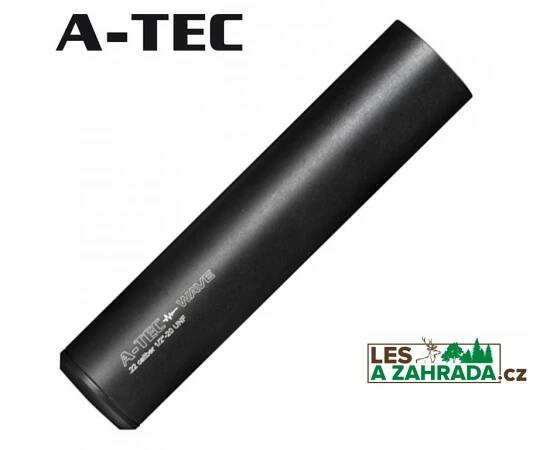 Tlumič A-TEC, model WAVE, pro malorážky, Ráže:.22LR, na závit 1/2"-28 UNEF