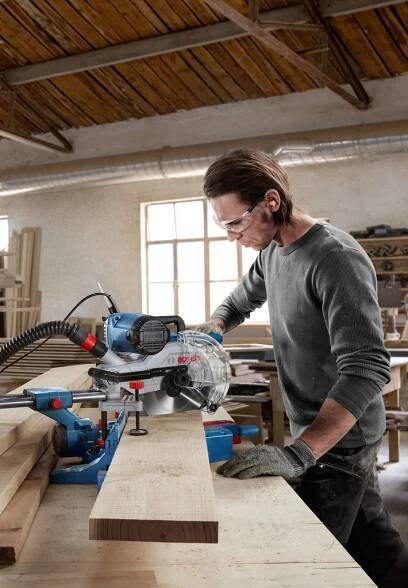 Pokosová pila s pojezdem Bosch GCM 254 D Professional - 1800W, 254mm, 17.9kg (0601B53000) Bosch PROFI