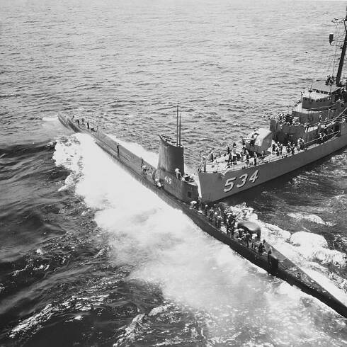 Potopení ponorky SS-415 „Stickleback“