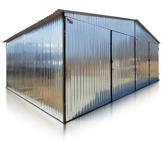 Dvougaráž (plechová) 6 x 6 m - LiderStal