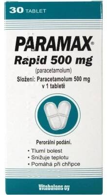 PARAMAX RAPID POR 500MG TBL NOB 30