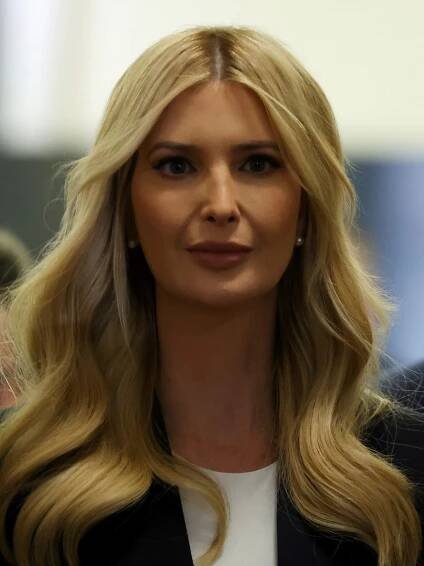 Ivanka Trumpová u soudu v New Yorku. (8.11.2023)