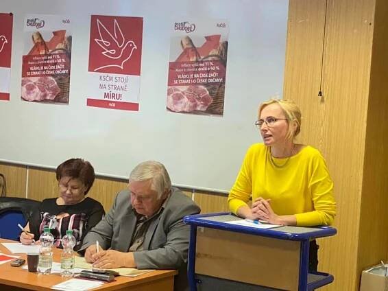 Proběhla Jihočeská krajská konference KSČM. Alena Nohavová opět předsedkyní Jč KV KSČM | Okresní výbor KSČM Jindřichův Hradec