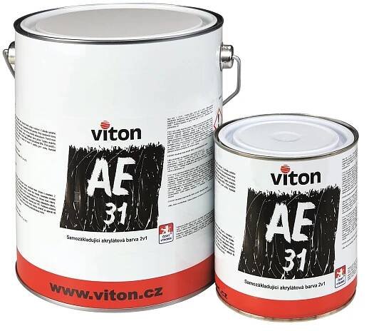 VITON - AE 31/RAL 7012 - šedá čedičová, POLOLESK, 3,5kg, samozákladující 1k akrylát