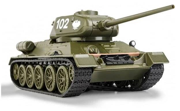 Kovový model - Tank T-34-85 RUDY 102, 1:43