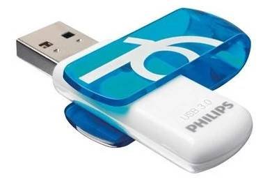 USB Flash Disk Philips 3.0, 16 GB, modrý