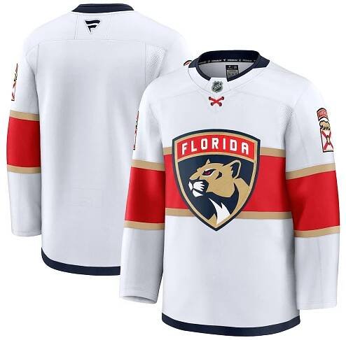 Men's Florida Panthers Fanatics White Away Premium Jersey