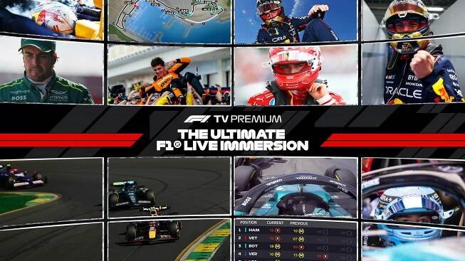 Test drive F1 TV Premium with a free trial at the season-opening Australian Grand Prix