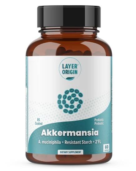 Akkermansia muciniphila Daily Probiotic with PureHMO Prebiotic for Weight Management