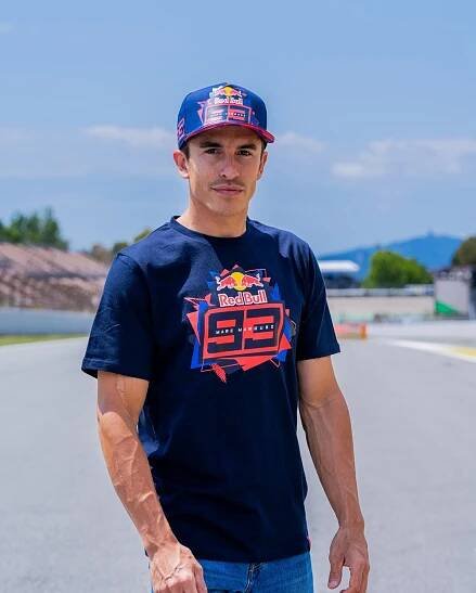 Marc Marquez 93 - Red Bull fanouškovské tričko s motivem Red Bull