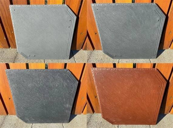 EKOTERNIT šablona EB1 340/340mm GREY (šedá), plastová krytina | stavebniny - stawebniny