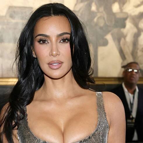 Kim Kardashian Makes Yet Another Case for the Jaw Bra with Her Skims Face Wrap