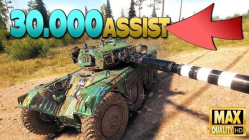 EBR 105: 30000 assist damage, Clan wars - World of Tanks