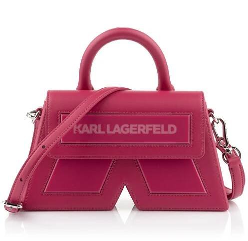 KABELKA KARL LAGERFELD IKON/K CB LEATHER PERSIAN RED