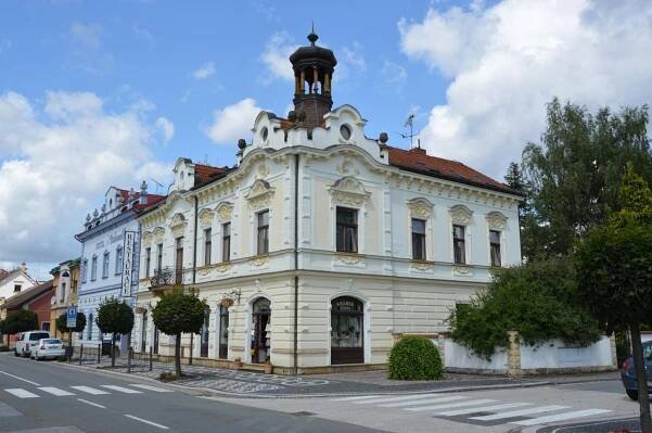 Budova, kde se penzion nachází