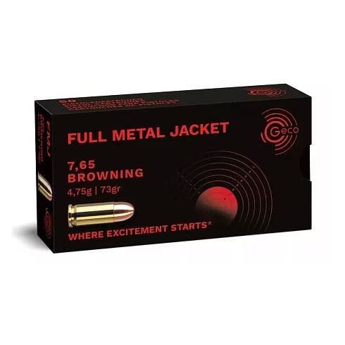 Náboj Geco 7,65 Browning FMJ, 1 ks | army shop alfatactical.cz