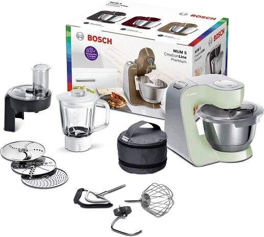 Ivo GRANDIČ - Domácí potřeby - Bosch - Bosch MUM58MG60 kuchyňský robot CreationLine Premium zelený
