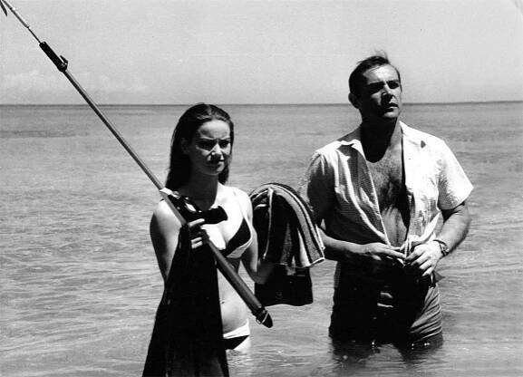 Thunderball - Z filmu - Claudine Auger, Sean Connery
